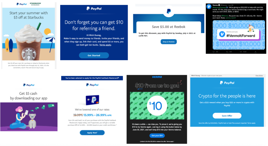 PayPal's marketing tactics